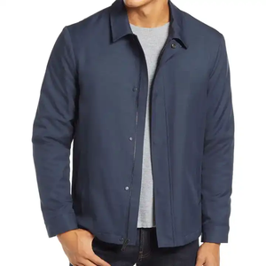 Chaqueta Deportiva Ligera de Nailon Azul Marino, Cortavientos, con Botones a Presión, Ropa Casual de Calle para Hombre y Mujer - Product Image 2