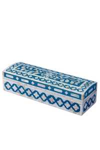 Contemporary Mother of Pearl Inlay Jewelry <b>Box</b> Luxury Handmade <b>Decorative</b> <b>Storage</b> Case <b>for</b> Jewelry, Accessories, Valuables - Product Image 6