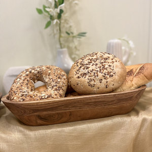 Plateau de service allongé en bois avec logo personnalisé |   Fournitures de vaisselle écologiques pour hôtels, complexes hôteliers et spas - Product Image 3