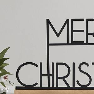 Letrero navideño personalizado en color negro metálico para decoración navideña al mejor precio - Product Image 4