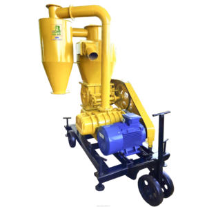 El sistema de transporte por vacío neumático tiene una capacidad de 7 toneladas/hora y se utiliza para transportar materiales como cáscaras de arroz. - Product Image 3