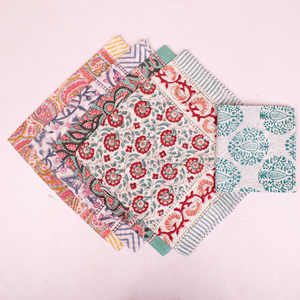 Juego de 5 Accesorios Hechos a Mano, Ligeros y Ecológicos, para el Cabello y la Muñeca, con Diseño Floral Paisley Boho - Product Image 4