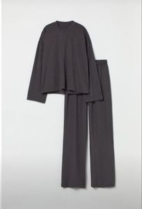 Conjunto de Pijama Informal de Algodón 100% para Mujer, Tejido Transpirable de Secado Rápido, Ecológico, Manga Larga, Ajuste Cómodo - Product Image 2