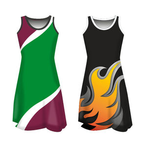 Nouvelle robe de tennis pour femmes, modèle tendance, 100% polyester, respirante, UPF 50+, anti-transpiration, grande taille, couleur personnalisée, adulte - Product Image 6