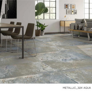 Carreaux de porcelaine effet brillant, surface métallisée, dimensions 60x120cm, 600x1200mm, 24x48, pour projets intérieurs haut de gamme - Product Image 1
