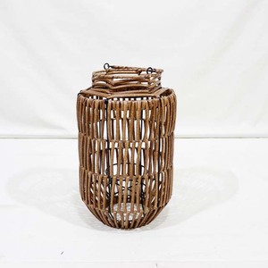 Linterna Cilíndrica de Plástico Hecha a Mano de Primera Calidad con Asa en Forma de Arco para Decoración del Hogar - Product Image 4