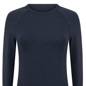 Factory Sale Women's Gym Training Shirt Longline High Quality Muscle Fit Four Way Stretch Long Sleeve <b>Thumb</b> Hole <b>Cuff</b> Shirt - Product Image 4