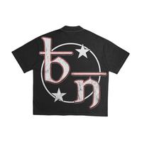 T-shirts à col rond et manches courtes avec impression par sublimation, SFIVE INDUSTRIES, jersey ample et surdimensionné, streetwear écologique tendance