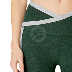 Professional <b>Women</b> <b>Legging</b> High Quality Elastic Waist Solid Full Length Breathable Eco-Friendly Spandex/Polyester Customizable - Product Image 6