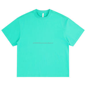 เสื้อยืดผู้ชายสั่งทำพิเศษ คุณภาพสูง ทรงโอเวอร์ไซส์ ผ้าหนา คอริบ สไตล์สตรีทแวร์ 230gsm เสื้อยืดเปล่าแบบดิสเทรสสำหรับผู้ชาย - Product Image 6