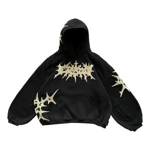 Sudadera con Capucha para Hombre, de Algodón y Felpa, Deportiva, Informal, para Gimnasio, con Logotipo Personalizado - Product Image 1