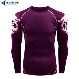 Camiseta de Artes Marciales de Manga Larga con Protección UPF50, Transpirable, Absorbente de Sudor, Compresión, Secado Rápido, Características Atléticas - Product Image 6