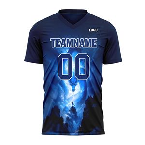 เสื้อฟุตบอลแบบกำหนดเองสำหรับผู้ชาย ชุดทีมเยาวชน ชื่อและหมายเลขส่วนตัว โลโก้ ผู้จัดจำหน่ายขายส่ง - Product Image 5