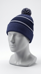 Bonnet d'hiver haut de gamme en forme de coupelle, unisexe, doux, chaud, tricoté, confortable, pour usage quotidien décontracté - Product Image 2