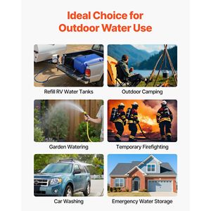 Sacca d'Idratazione di Grande Capacità 63,4 Galloni, Borsa Portatile Pieghevole per Conservazione Acqua, Morbida, Impermeabile e Resistente agli Strappi - Product Image 3