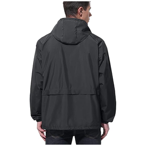 Custom Lightweight Windbreaker <b>Jacket</b> for Men Waterproof Breathable Outdoor Sports Coat - Product Image 6