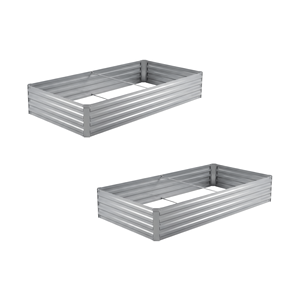 <b>Raised</b> Garden Bed Outdoor Galvanized Metal Garden Beds for Vegetables Large <b>Raised</b> Bed <b>Planter</b> GB008 - Product Image 1