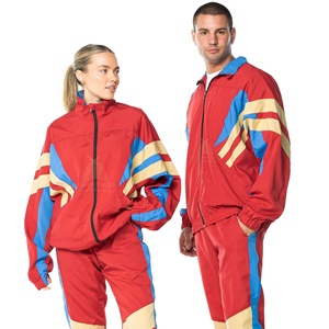 Conjunto Deportivo de Dos Piezas para Mujer, Estilo 2025, Cortavientos con Capucha, Color Sólido, Cierre con Cordón, 100% Poliéster, Secado Rápido - Product Image 3