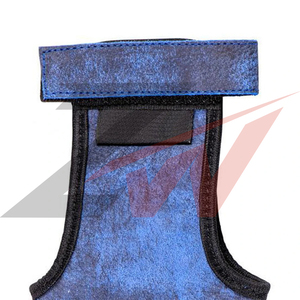 Gants en cuir sans doigts avec sangle de poignet réglable pour une utilisation en extérieur, unisexes, toutes saisons, pour le tir à l'arc, la chasse, en cuir de cerf - Product Image 4