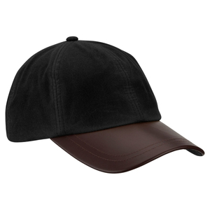 Custom Quality Leather Baseball Cap Durable Water-Resistant Outdoor <b>Waterproof</b> Breathable Cotton <b>Hat</b> Sporty Style for Business - Product Image 5