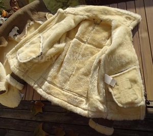 Shearling Men's Vintage Warm Fake Fur Genuine Leather <b>Jacket</b> B3 Bomber <b>Pilot</b> leather <b>jacket</b> for Men - Product Image 6
