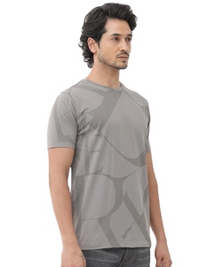 เสื้อยืดผู้ชายผ้าโพลีเอสเตอร์/ ผ้าฝ้ายแห้งเร็วระบายอากาศได้ดีชุดลำลองสำหรับใส่วิ่งออกกำลังกายในยิม - Product Image 3