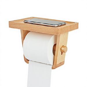 Organisateur mural en bois de qualité supérieure, design américain, respectueux de l'environnement, fait à la main, porte-serviettes, boîte à mouchoirs, taille personnalisée - Product Image 2