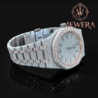 Reloj de Lujo de Acero Inoxidable Mossinate con Diamantes y Esfera de Cristal, Movimiento Mecánico, Ideal para Oficina y Salidas Nocturnas