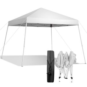 Tenda Portatile 3x3m in Oxford Bianco per Uso Domestico, Impermeabile, Pieghevole e Pop-up per Campeggio all'Aperto, per 5 Persone - Product Image 1