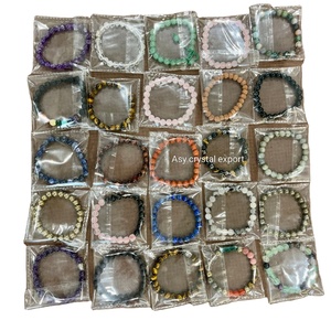 Bulk Natural Crystal Beaded <b>Bracelet</b> 8mm Stretch Stone <b>Bracelet</b> Waterproof Handmade Jewelry For Men Women Suppliers - Product Image 3