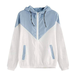 Chaqueta con capucha y cremallera para hombre, color negro, a prueba de viento, deportiva, ligera, para primavera, softshell, atlética. - Product Image 4
