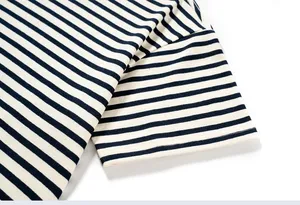 T-shirt pour homme à manches courtes, col rond, coupe classique, en coton/fibre de bambou tissé, décontracté, respirant, imprimé par sublimation - Product Image 5
