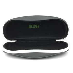 กล่องใส่แว่นตาหนัง PU ลายเส้นสีดำแบบคลาสสิก - Product Image 4