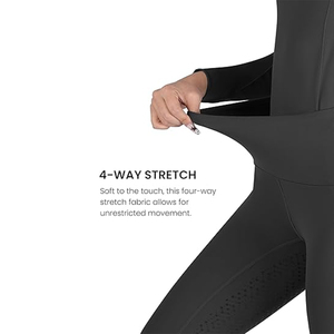 Pantalones de equitación para niñas de calidad superior, nuevos, los mejores al por mayor, con logotipo personalizado, ropa ecuestre, nuevo diseño, pantalones ajustados para montar a caballo. - Product Image 6