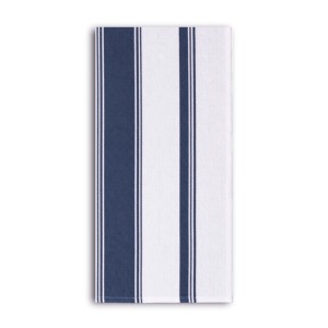 Serviette de cuisine personnalisée, écologique, en coton teint à la main, design rayé, de qualité supérieure. - Product Image 2