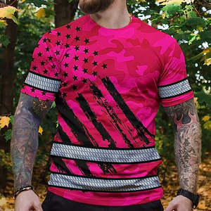 Chemises haute visibilité à manches courtes Classe 3, chemises de sécurité imprimées par sublimation pour hommes et femmes - Product Image 6