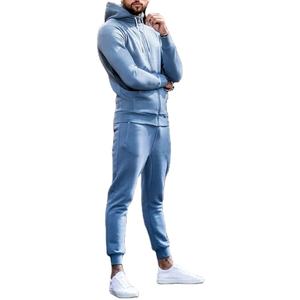PromotionHigh Quality 100% Cottn vente en gros hommes formation Fitness sport costume survêtements été personnalisé pull pantalon deux pièces ensemble survêtement pour hommes impression personnalisée piste de Jogging - Product Image 1