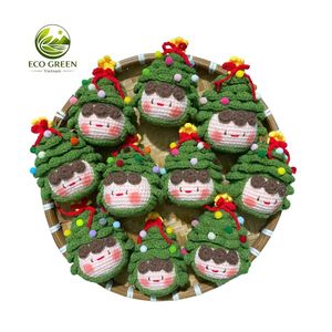 Llavero de Peluche de Ganchillo Navideño Hecho a Mano: Papá Noel, Reno, Muñeco de Nieve - Suave Juguete Decorativo y Regalo - Product Image 6