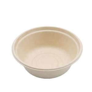 Contenedor Redondo de Bagazo 100% Premium con Tapa, 500ml, Biodegradable, Envase para Comida para Llevar, de Fabricante y Proveedor Indio - Product Image 2