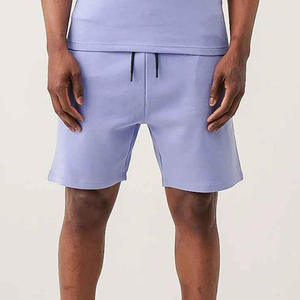 Ensemble de survêtement d'été pour homme en coton à manches courtes, avec logo personnalisé, t-shirts et shorts - Product Image 5