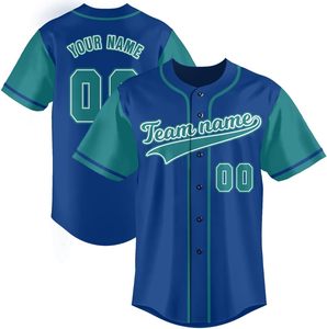 Maillot de baseball personnalisé, uniforme d'équipe sur mesure, t-shirt de baseball athlétique à séchage rapide, fournisseur de maillots de baseball pour les clubs - Product Image 1