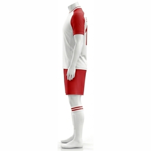 New Customized Soccer Uniforms Custom Designed Men's Full Soccer Uniforms Kit Solid Color Football Uniforms with OEM Service - Product Image 4