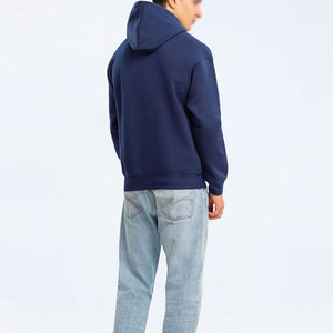High Quality Polyester/Cotton Blended Solid Basics Hoodies Drop Shoulder No Strings Blank Fleece Design Winter <b>Pullover</b> <b>Men</b> - Product Image 5