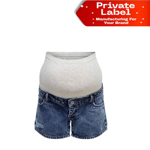 Shorts de Mezclilla para Mujer, Diseño Personalizado OEM ODM, Corte Clásico en A, Pierna Ancha, Estilo Vintage - Product Image 1