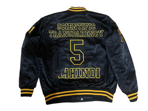 Veste de Sororité et de Fraternité Grecque pour Hommes, Patchs Brodés Personnalisés, Vestes Varsity Unisexe en Soie Satinée, Fraternités Collégiales Alpha - Product Image 2