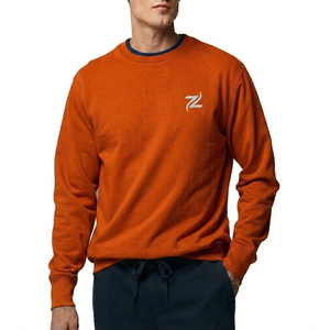 <b>Men</b> Sweatshirt Vintage Washed Cotton <b>Pullover</b> Crewneck Retro Style Casual Street Fashion Sweatshirt <b>for</b> <b>Men</b> - Product Image 5