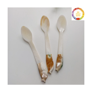 Shell Spoon | Mother of Pearl | Luxury Finish | Dessert Use | OEM Bulk Manufacturer - Product Image 6