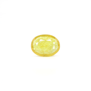 Handcrafted 2.75 Carat Yellow Sapphire Loose Gemstone Oval Emerald Cut Calibrated for Fine Jewelry - Product Image 1