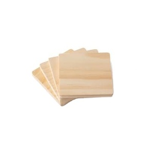 Posavasos de Madera Maciza de Calidad Increíble, Diseño Elegante, Producto Hecho a Mano, Forma Cuadrada, para Hogar, Oficina, Restaurante - Product Image 1