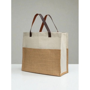 Sac d'emballage en jute de qualité supérieure, écologique, avec poignées lisses, pour le shopping, le bureau, les voyages et l'usage quotidien, destiné à l'exportation - Product Image 6